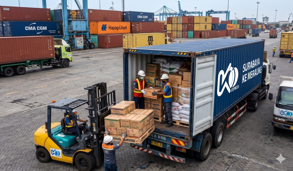 Ekspedisi Kontainer Surabaya Merauke