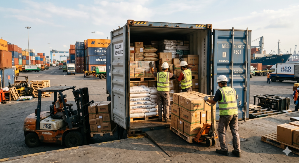 Jasa kirim kontainer Surabaya ke Jayapura