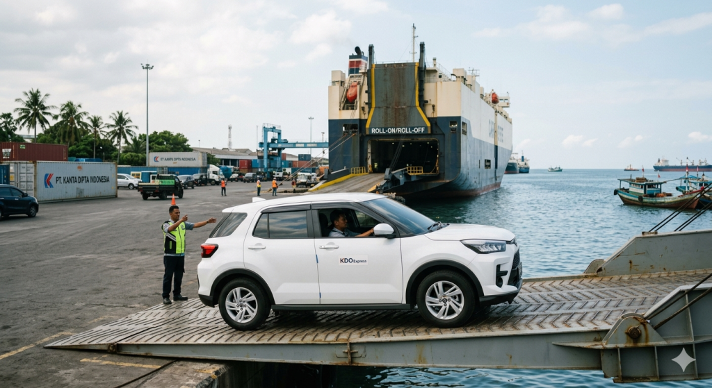 Pengiriman Mobil Antar Pulau KDO Express