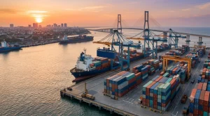 Jasa kirim kontainer Surabaya KDO Express di pelabuhan Tanjung Perak
